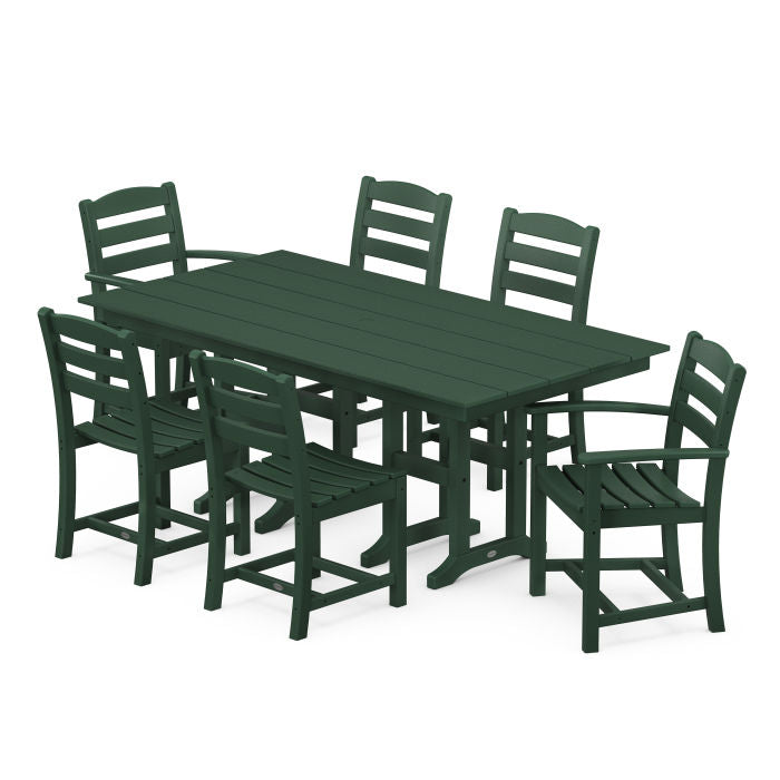 POLYWOOD La Casa Café 7-Piece Farmhouse Dining Set FREE SHIPPING