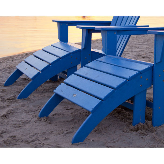 Polywood - South Beach Adirondack Ottoman - FREE SHIPPING