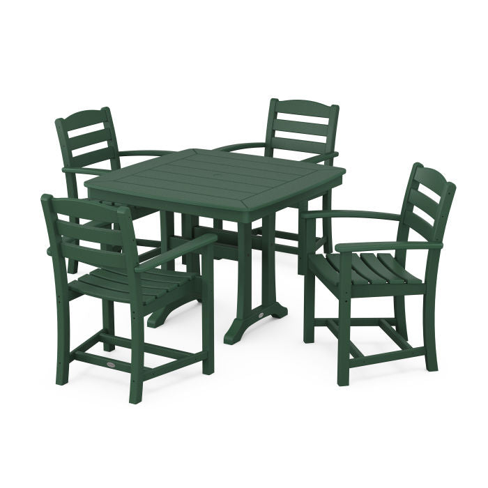 POLYWOOD La Casa Café 5-Piece Dining Set with Trestle Legs FREE SHIPPING