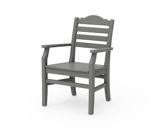 POLYWOOD Savannah Dining Arm Chair — Slate Grey