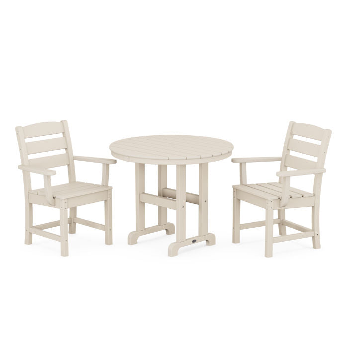 POLYWOOD Lakeside 3-Piece Round Dining Set FREE SHIPPING