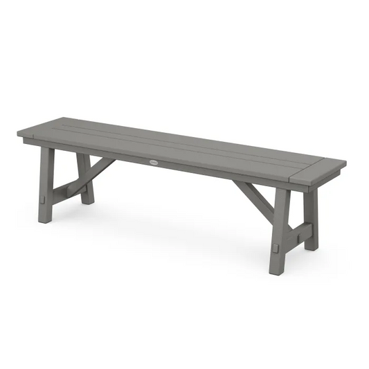 Polywood - Rustic Farmhouse 60" Backless Bench - FREE SHIPPING