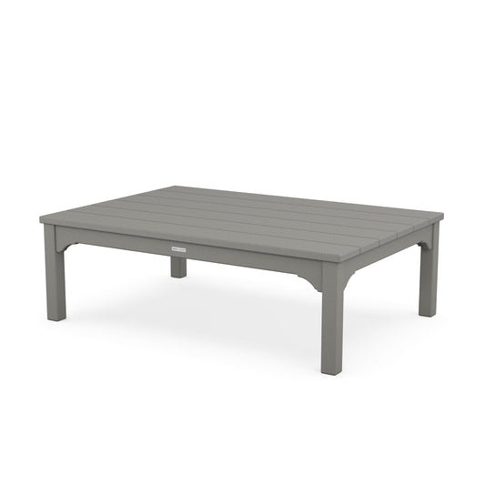 POLYWOOD Chinoiserie Coffee Table — Slate Grey