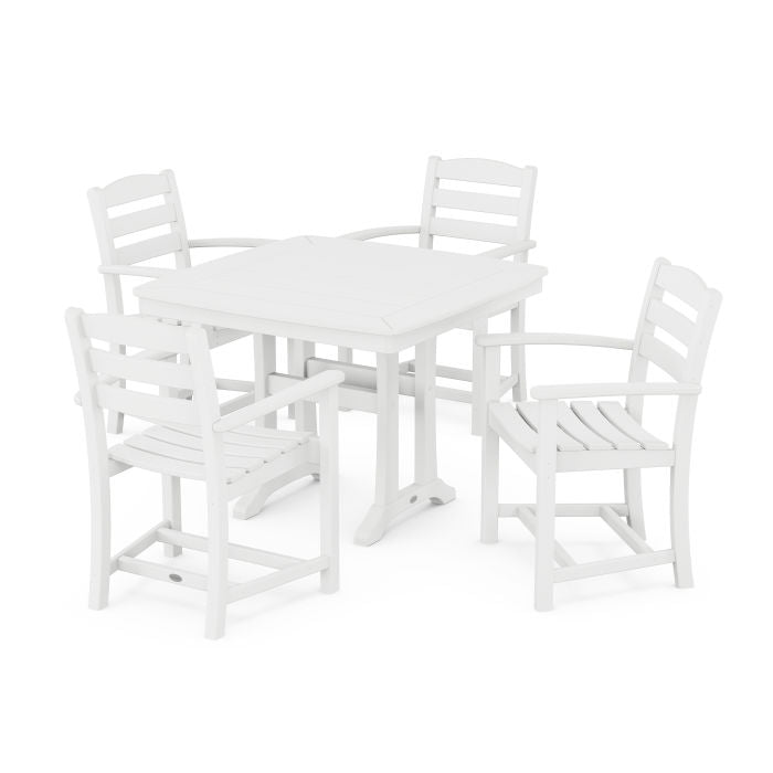 POLYWOOD La Casa Café 5-Piece Dining Set with Trestle Legs FREE SHIPPING