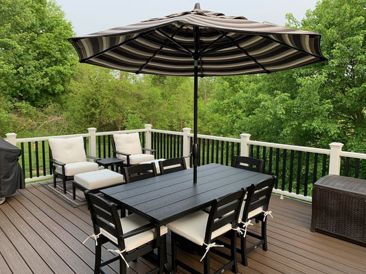 POLYWOOD Standard Seat Cushion - 17"D x 18.5"W x 2.5"H FREE SHIPPING