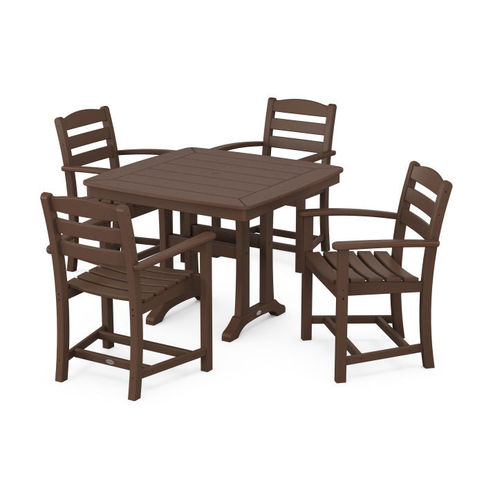 POLYWOOD La Casa Café 5-Piece Dining Set with Trestle Legs FREE SHIPPING