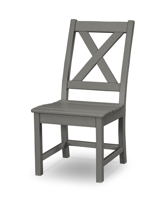POLYWOOD Braxton Dining Side Chair — Slate Grey