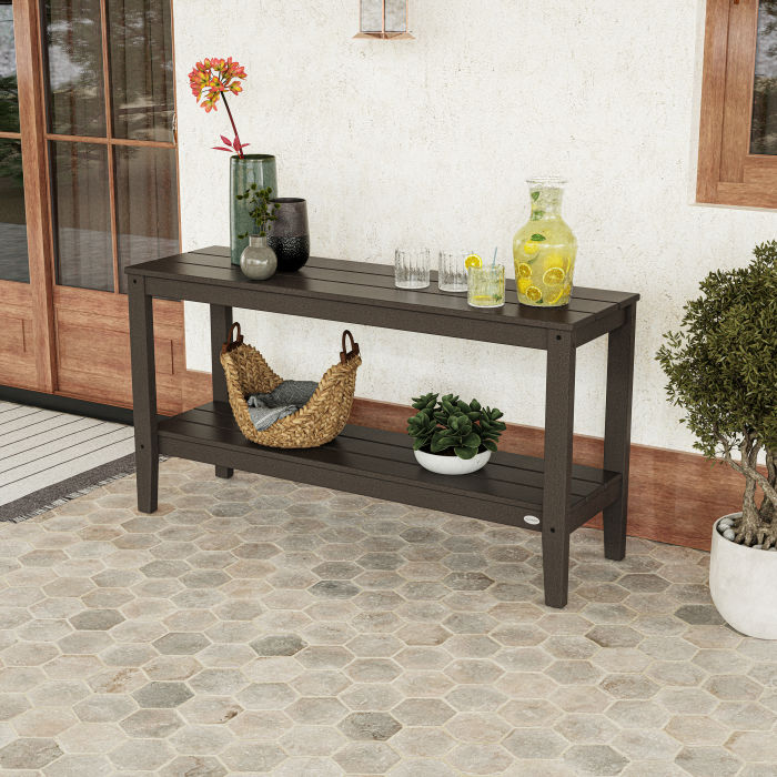 Polywood - Newport 55” Console Table in Vintage Finish - FREE SHIPPING
