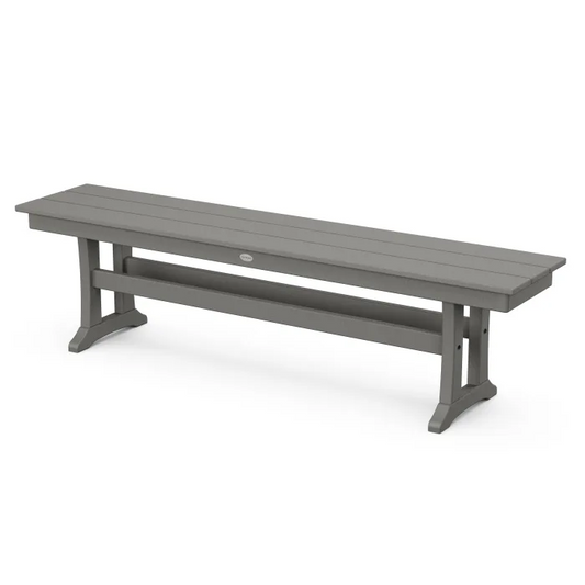 Polywood - Farmhouse Trestle 65" Bench - FREE SHIPPING