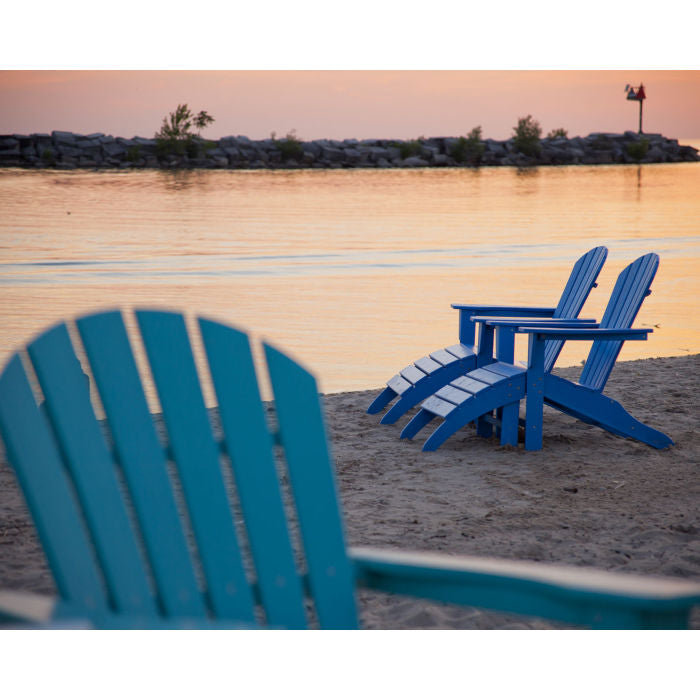 Polywood - South Beach 4-Piece Adirondack Set - FREE SHIPPING