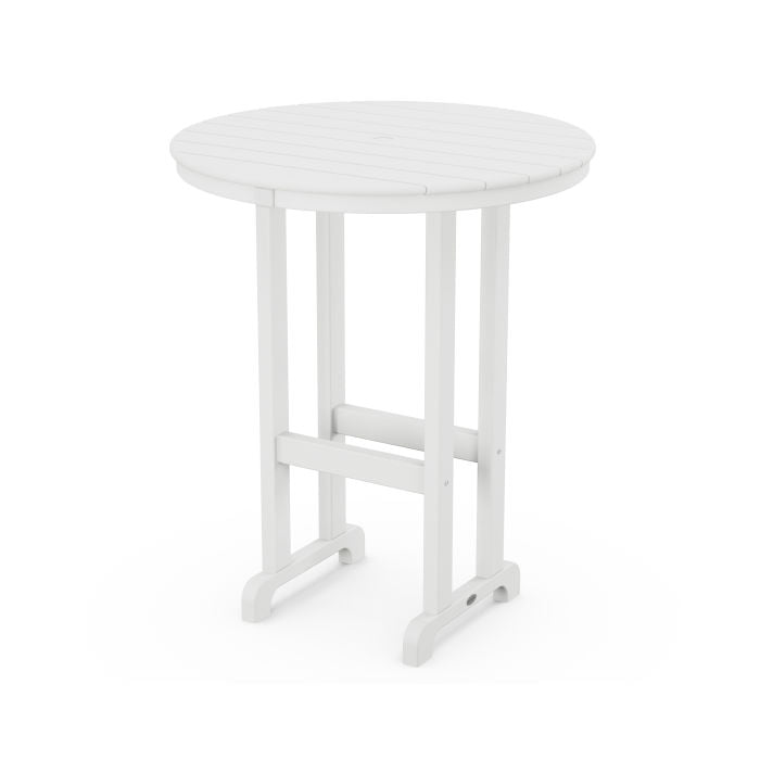 POLYWOOD 36" Round Farmhouse Bar Table FREE SHIPPING