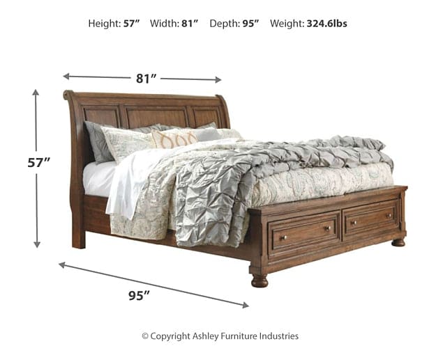 Ashley Express - Robbinsdale Sleigh Bed With Storage