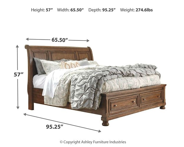 Ashley Express - Robbinsdale Sleigh Bed With Storage