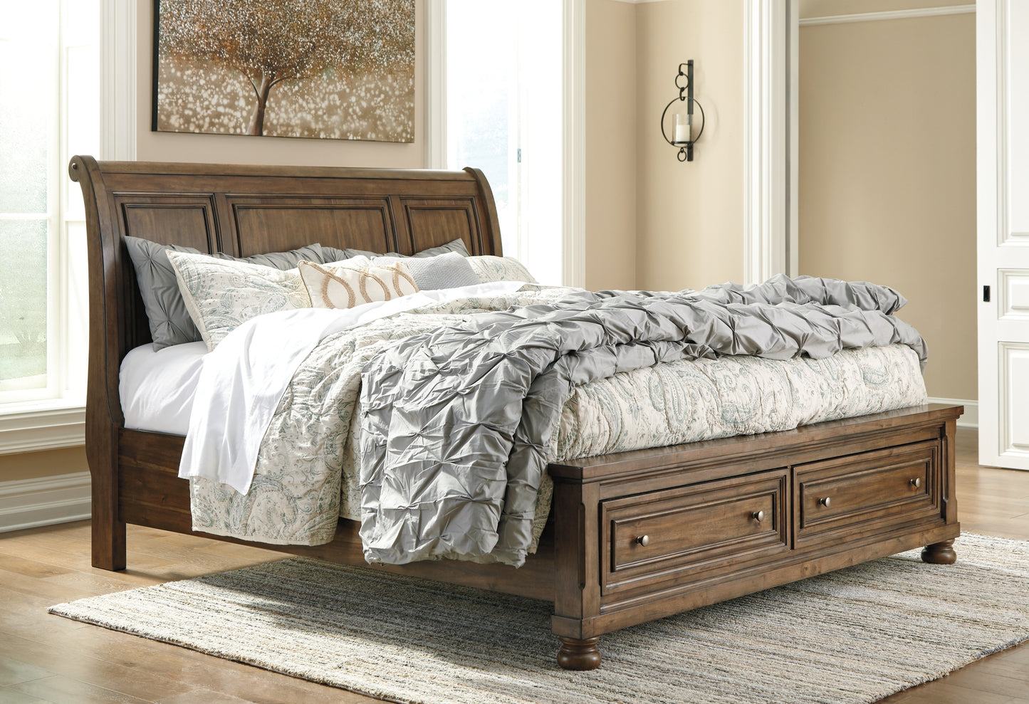 Ashley Express - Robbinsdale Sleigh Bed With Storage