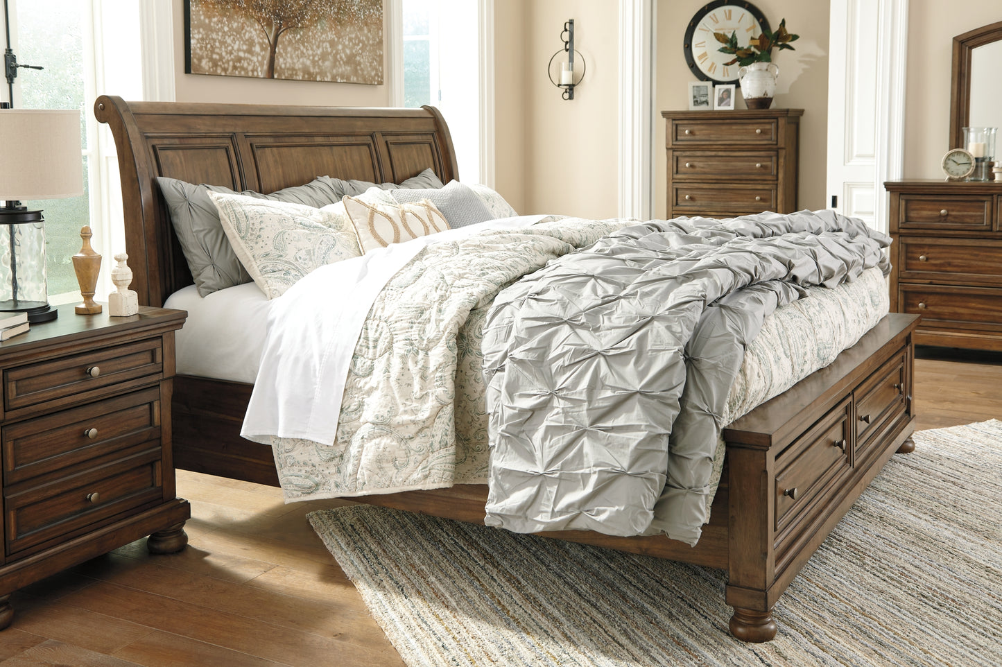 Ashley Express - Robbinsdale Sleigh Bed With Storage