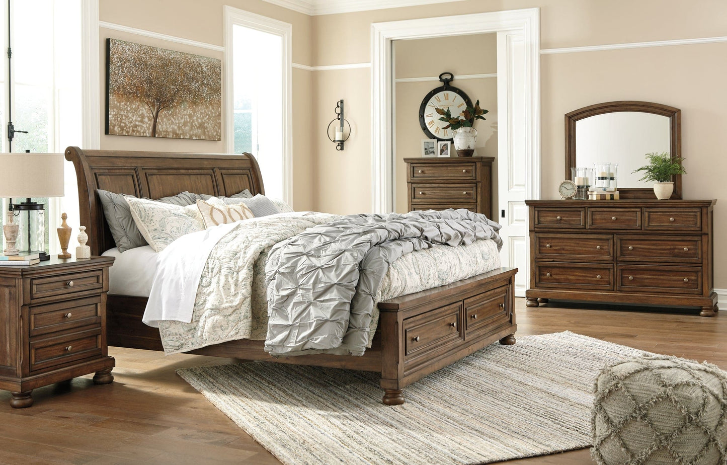 Ashley Express - Robbinsdale Sleigh Bed With Storage
