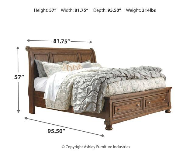Ashley Express - Robbinsdale Sleigh Bed With Storage