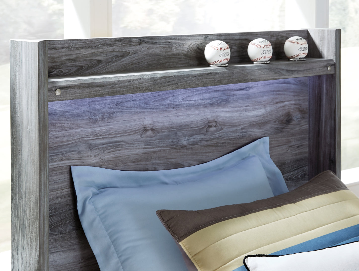 Baystorm Panel Bed With 2 Storage Drawers