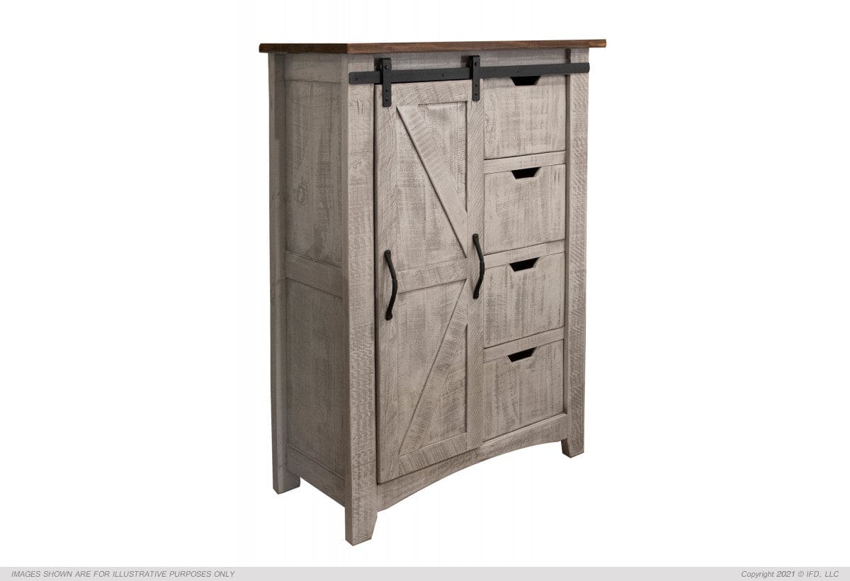 1 Drawer 2 Doors Nightstand