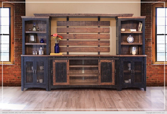 TV-Stand w/2 Doors, 2 Mesh Doors