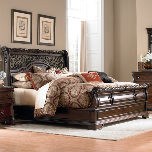 King Sleigh Bed