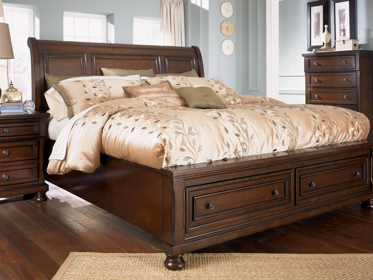 Ashley Express - Robbinsdale Sleigh Bed With Storage