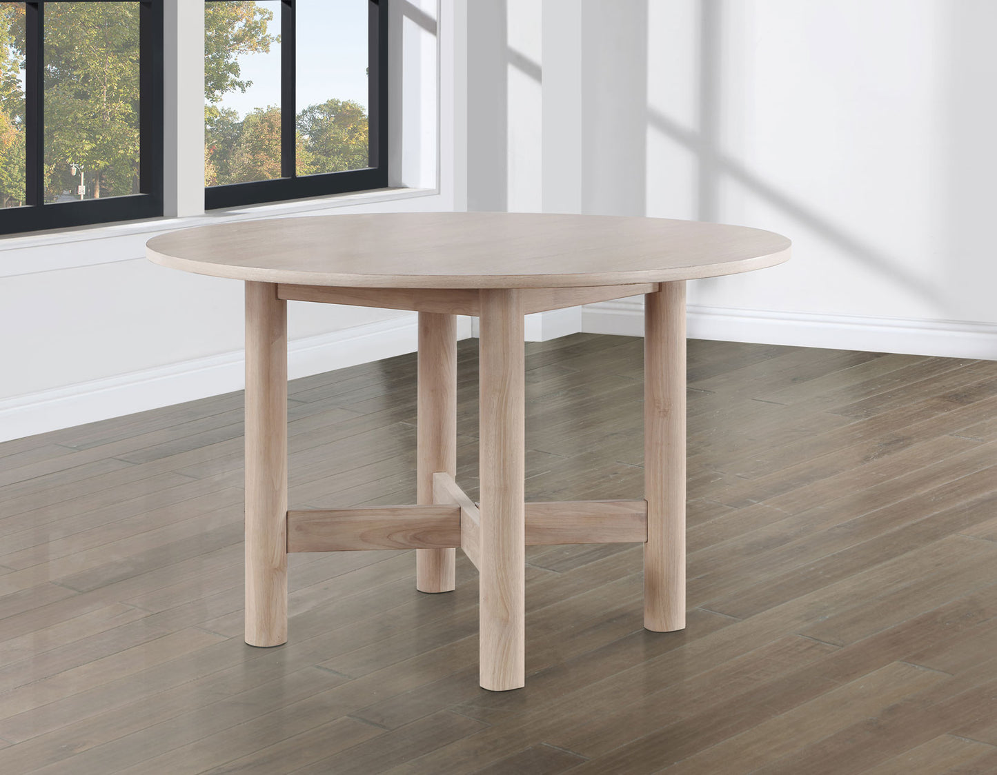 Gabby 5-Piece 48-inch Round Dining Set
(Table & 4 Side Chairs)