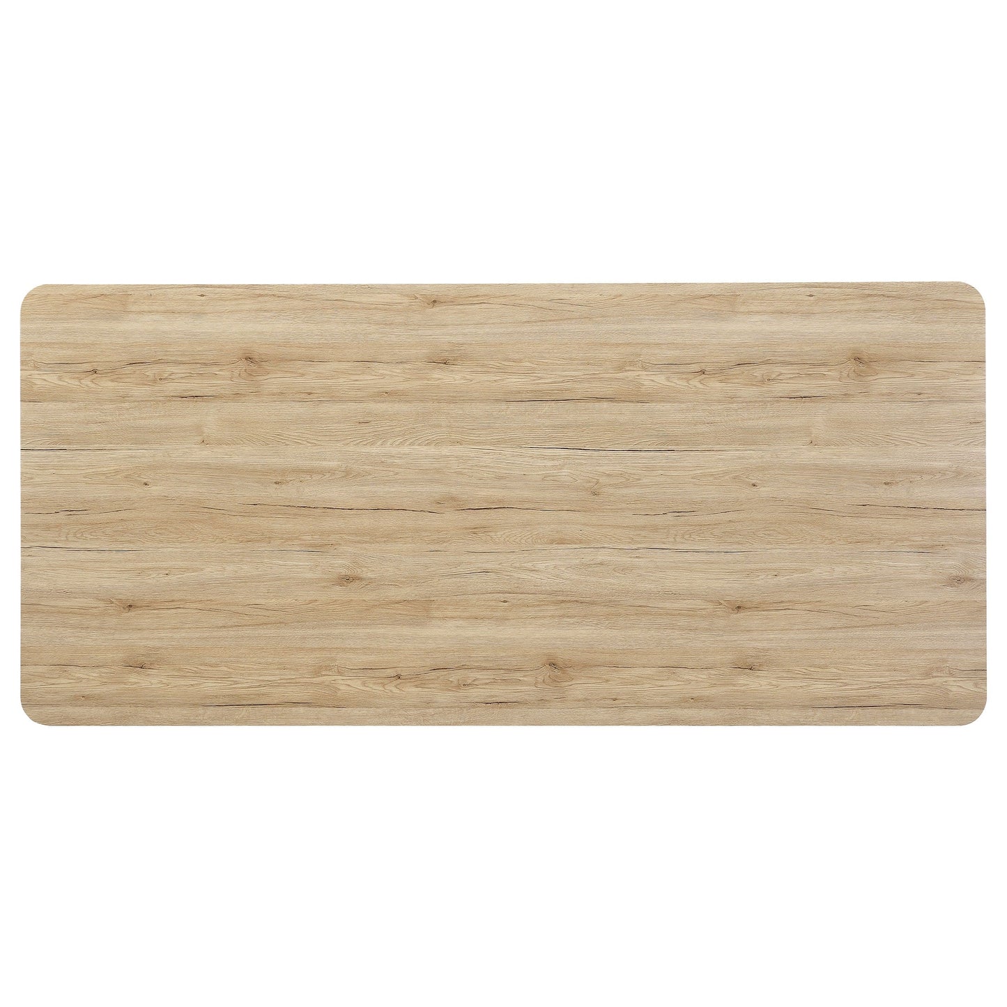 Altus 80-inch Composite Wood Dining Table Natural Oak