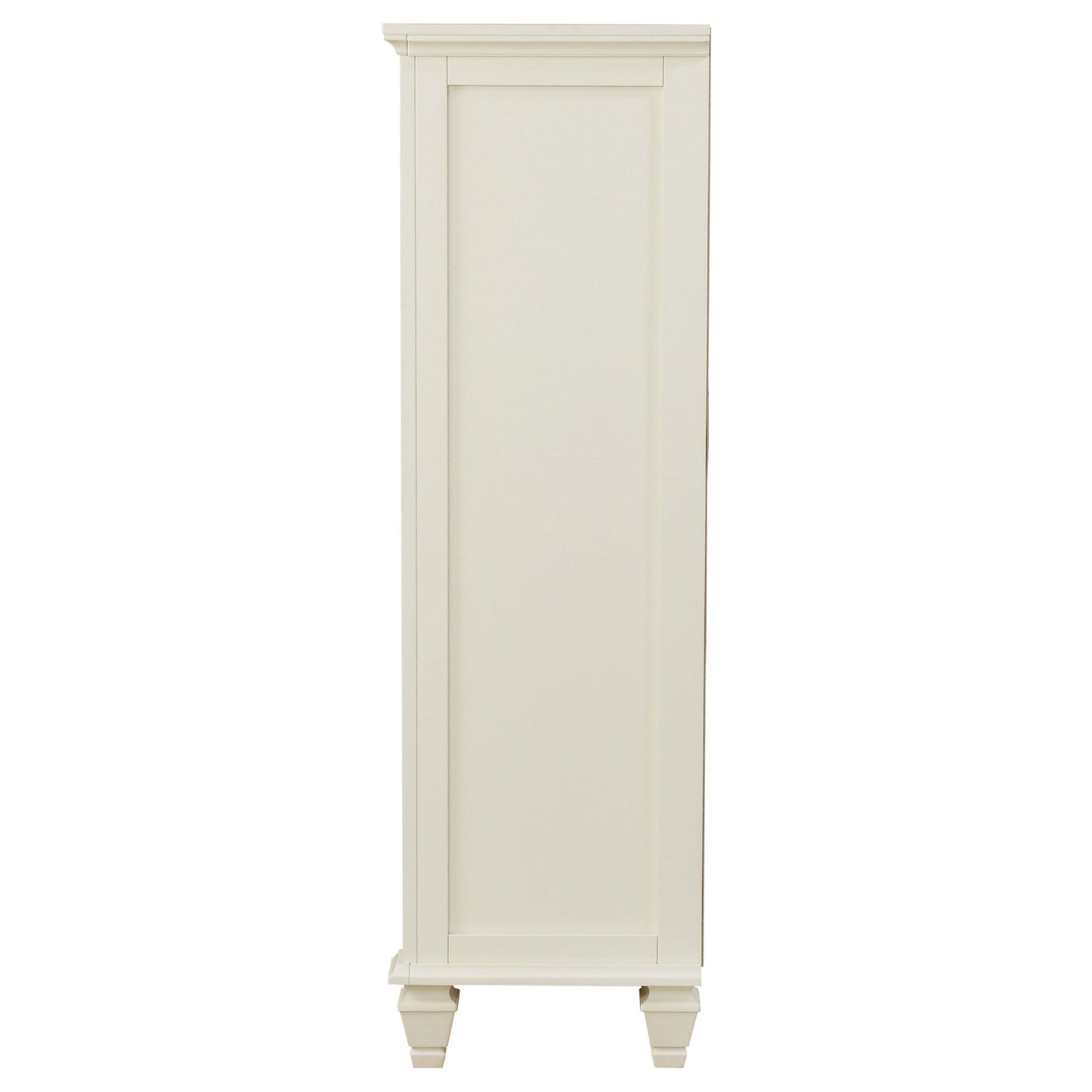 Sandy Beach 5-drawer Bedroom Chest Cream White