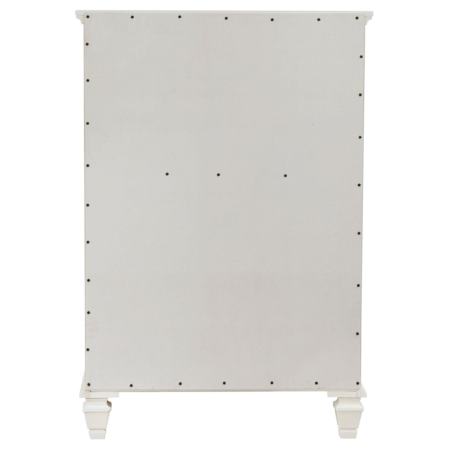 Sandy Beach 5-drawer Bedroom Chest Cream White