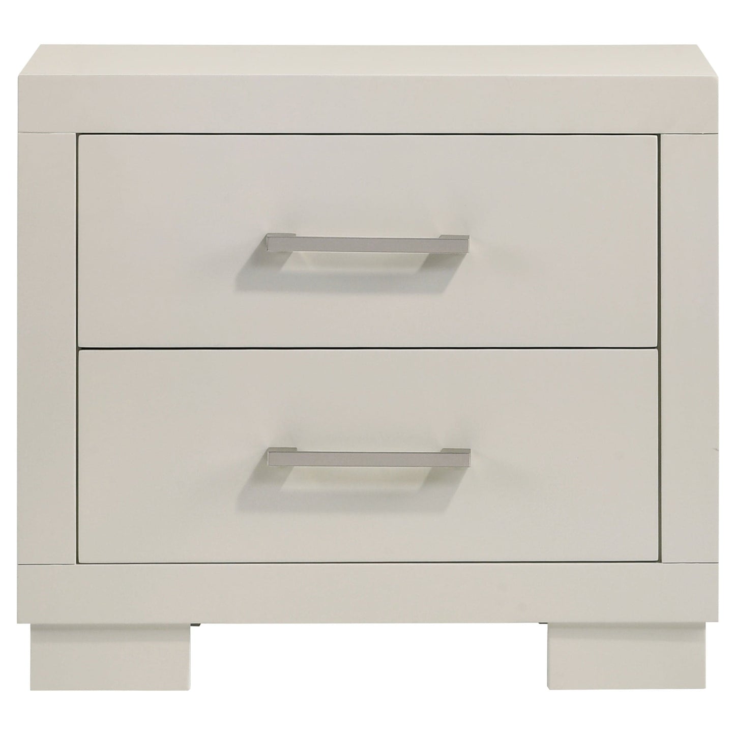 Jessica 4-piece Queen LED Bedroom Set Snow White