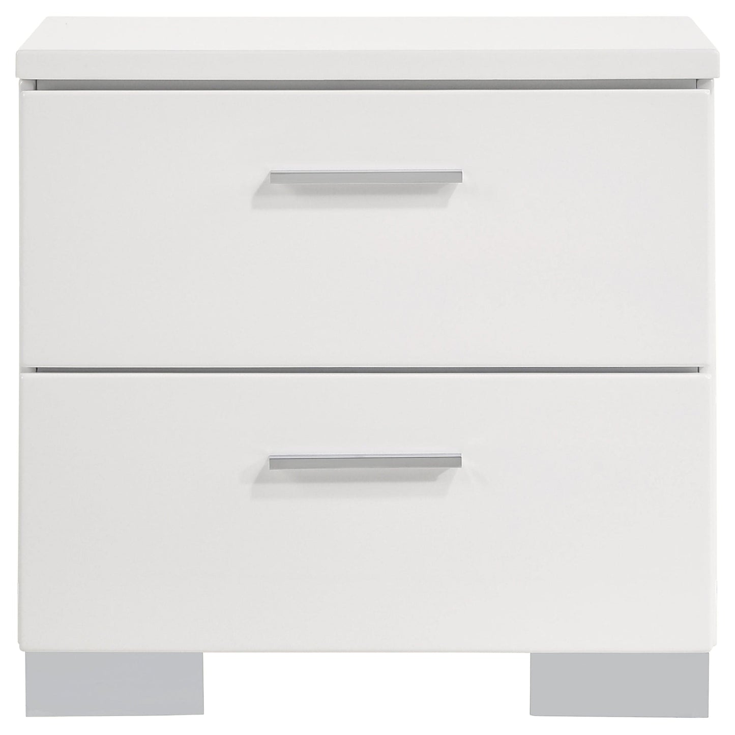 Felicity 5-piece California King Bedroom Set White Gloss