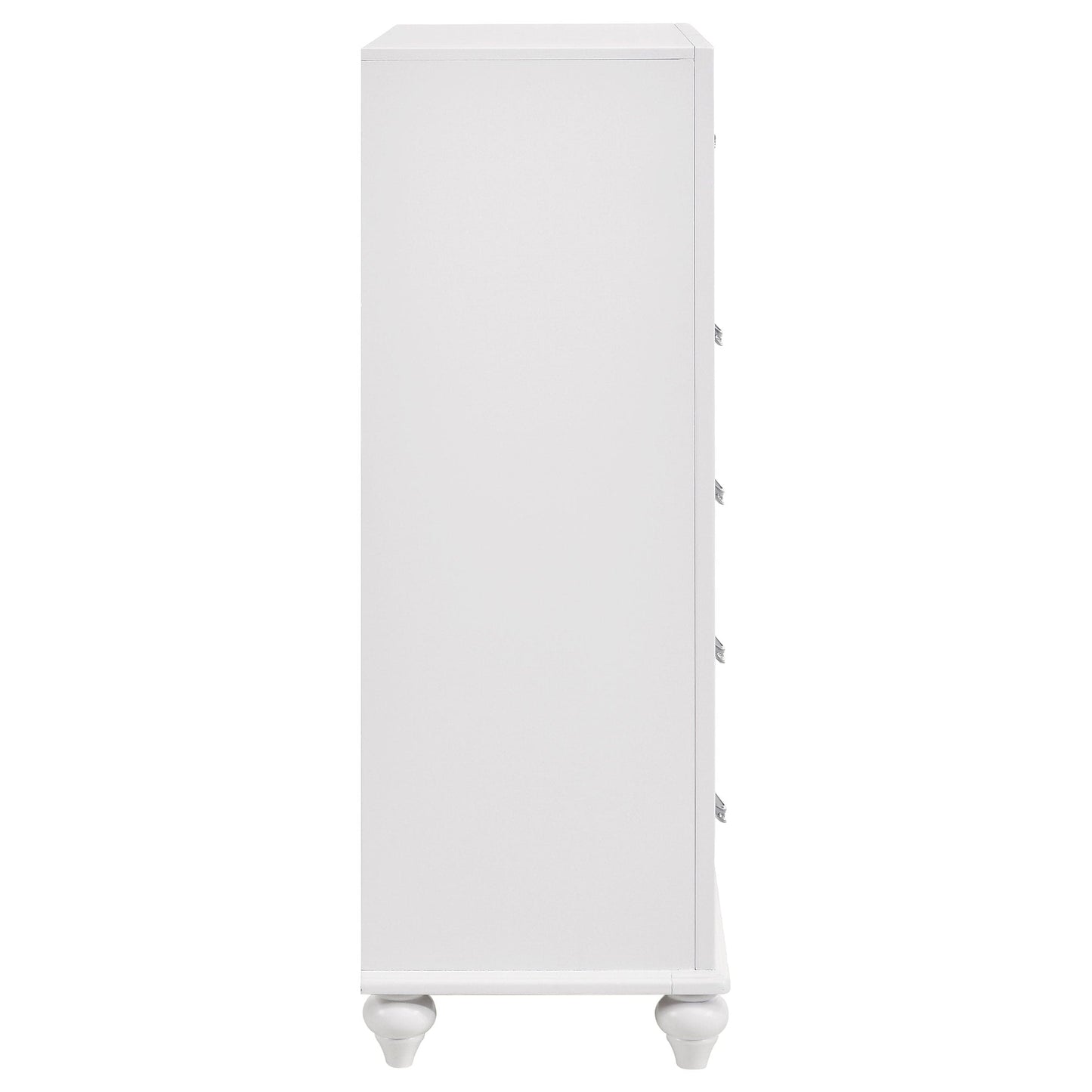 Barzini 5-drawer Bedroom Chest White