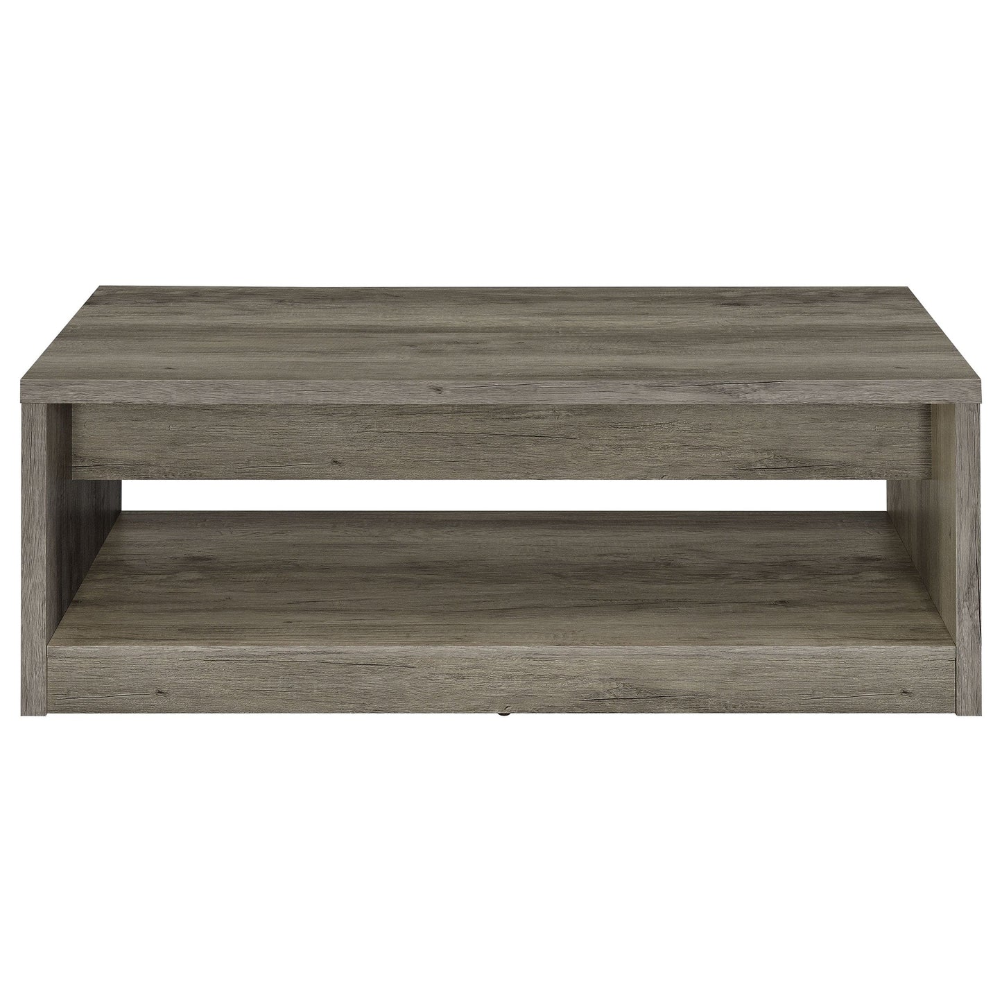 Felix 2-drawer Engineered Wood Coffee Table Grey Driftwood
