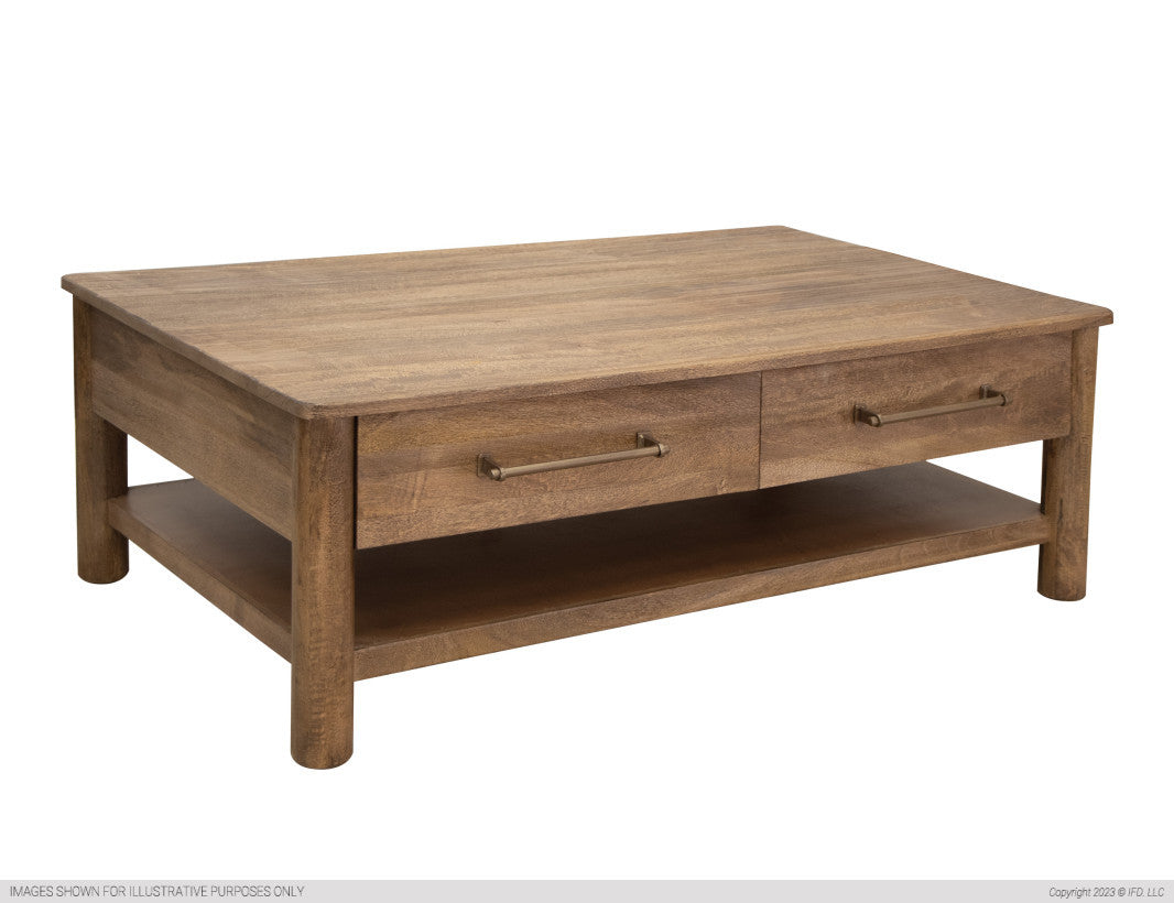 Sofa Table w/ 2 Drawer & 2 Doors