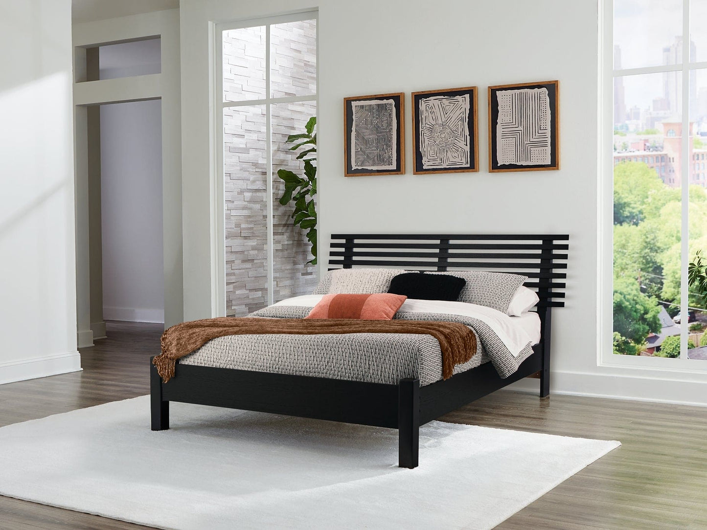 Ashley Express - Danziar Slat Panel Bed
