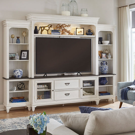 Entertainment Center with Piers