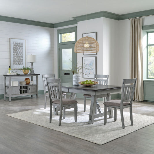 Newport - 5 Piece Trestle Table Set