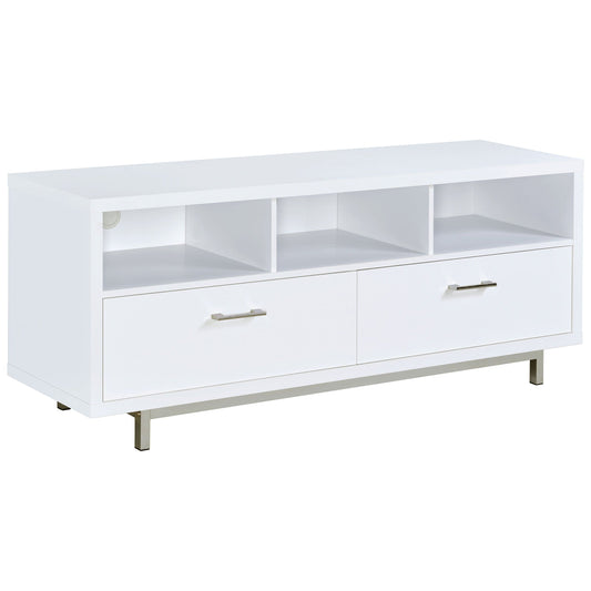 Casey 2-drawer Engineered Wood 60-inch TV Stand White