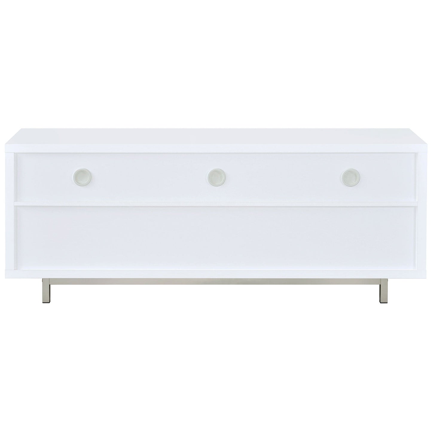 Casey 2-drawer Engineered Wood 60-inch TV Stand White