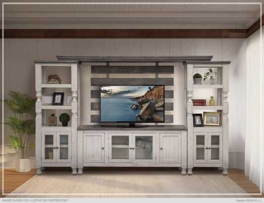 4 Door TV Stand for Wall Unit