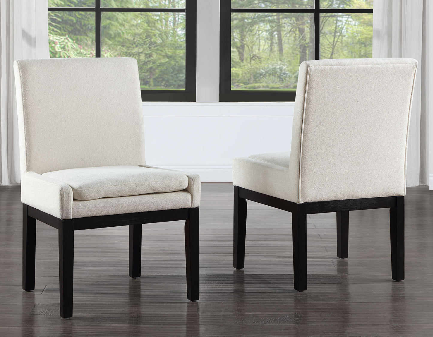 Aubrey Black 7-Piece 78-96″ Dining Set