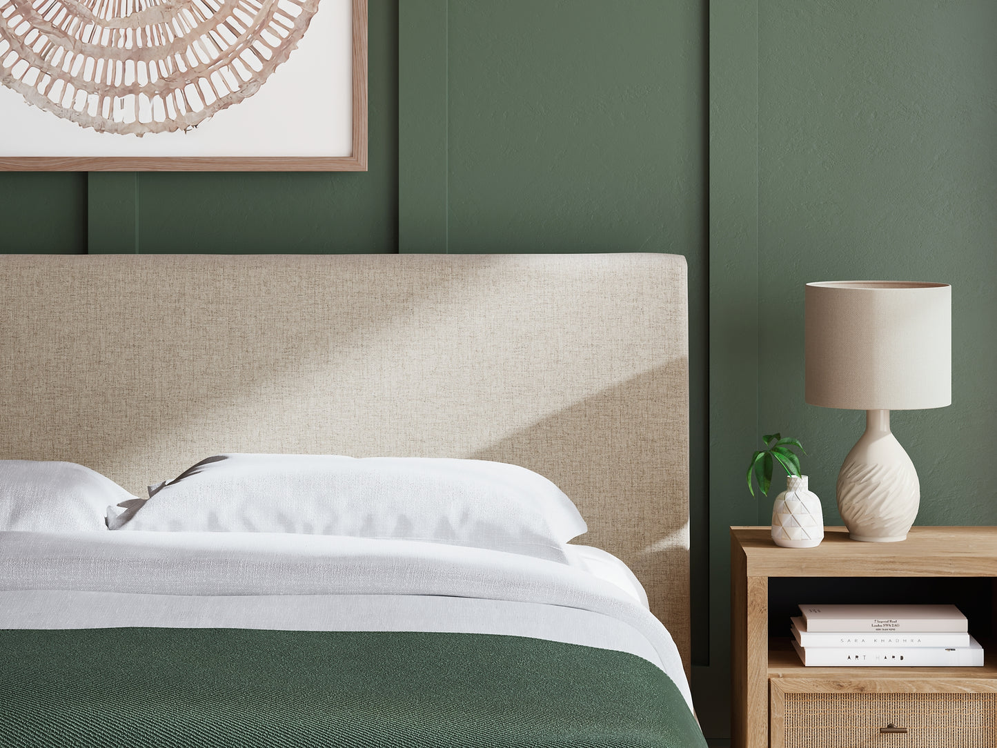 Cielden Uph Bed W/Roll Slats