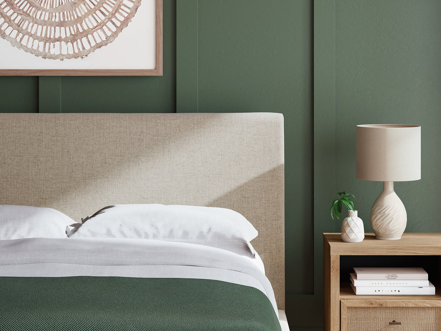 Cielden Uph Bed W/Roll Slats