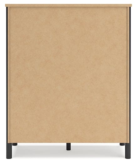 Cadmori King Upholstered Panel Bed with Mirrored Dresser, Chest and Nightstand