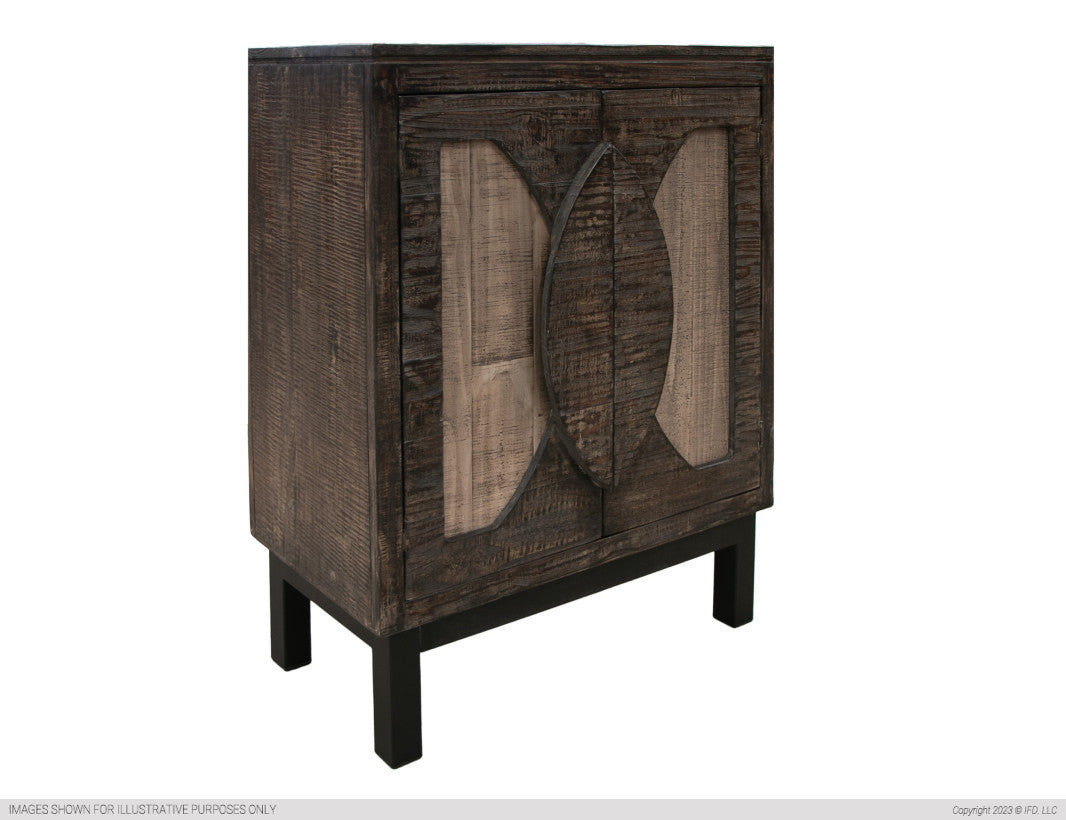 2 Doors, Buffet w/ Brown finish