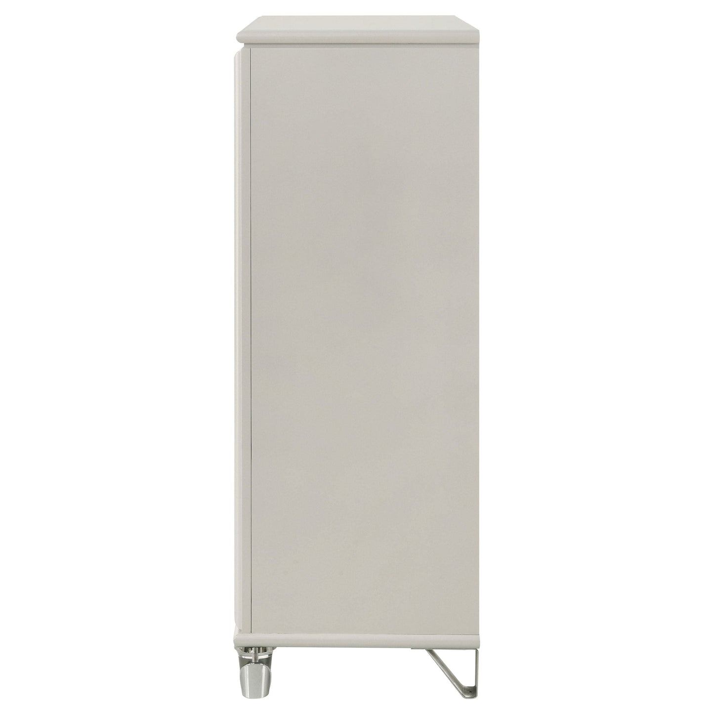 Olivia 5-drawer Bedroom Chest of Drawers Pearl White