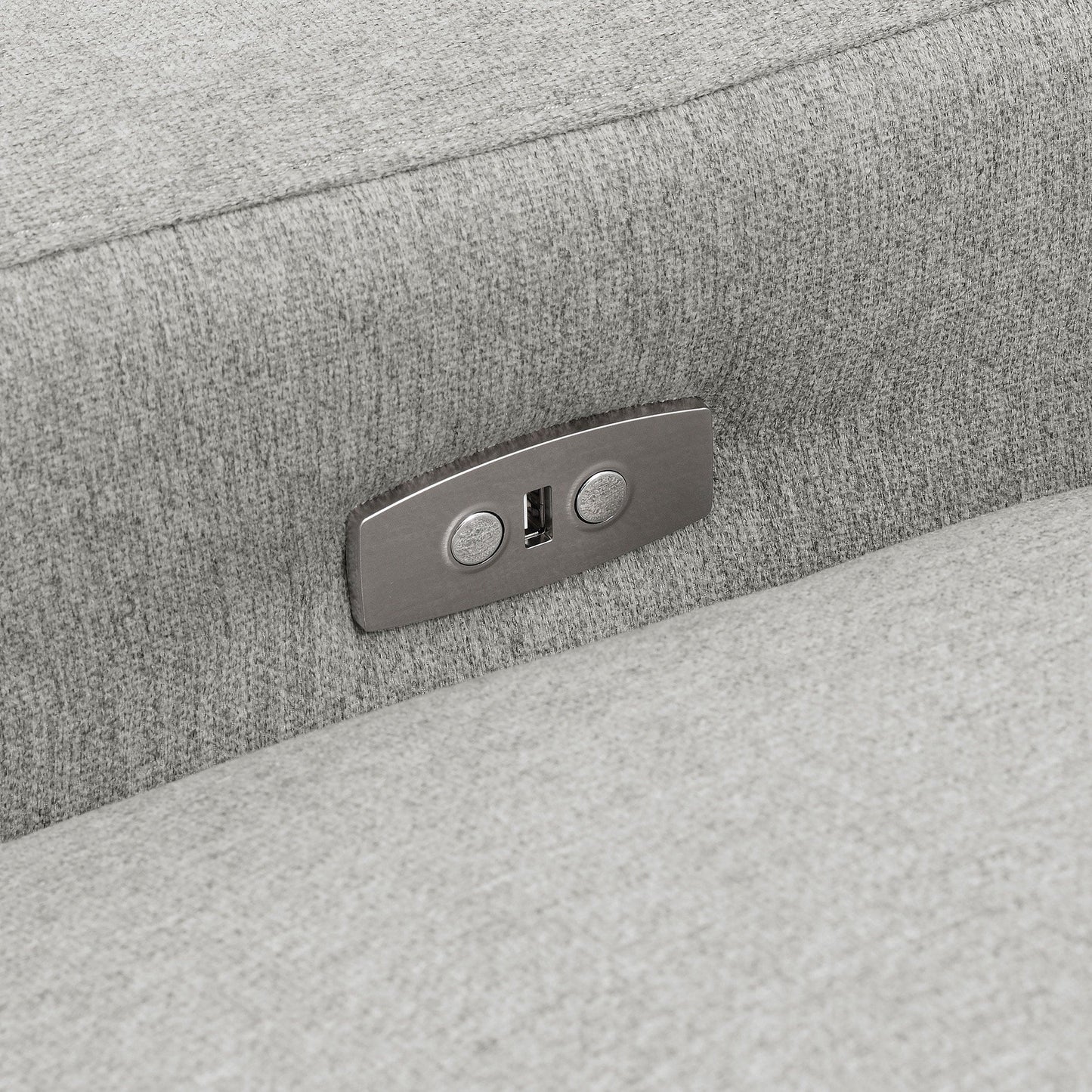 Collins Modular Power Loveseat Grey