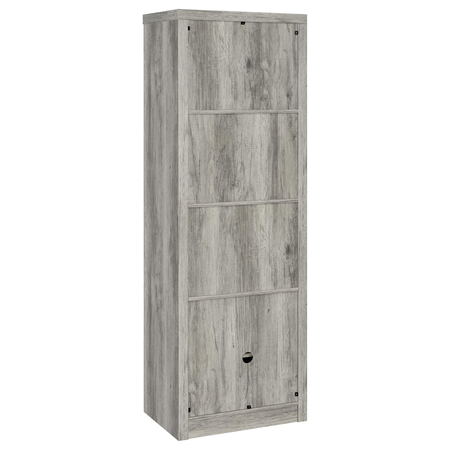 Burke 3-piece 59-inch TV Entertainment Center Grey Driftwood