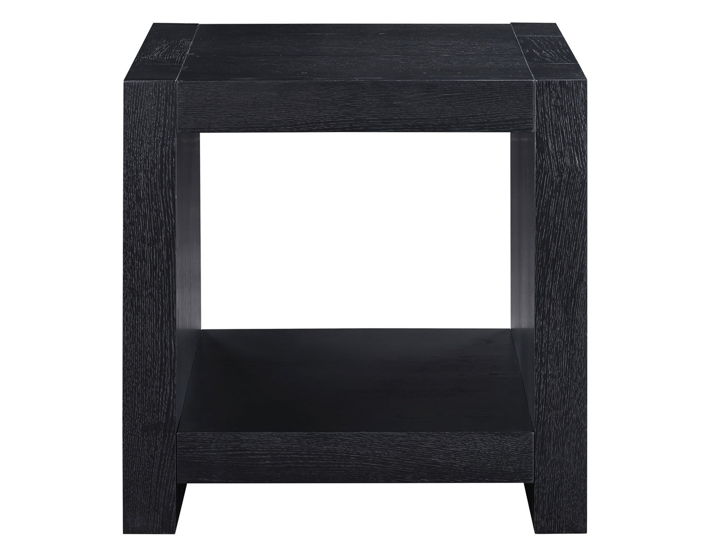 Aubrey End Table, Black Finish